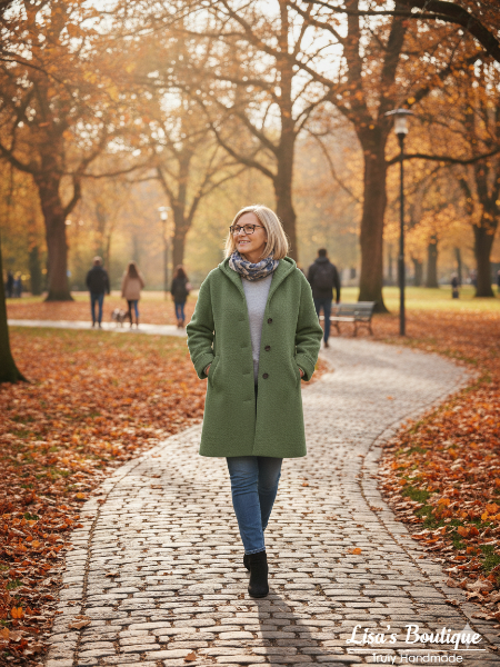 Sophia™ | Timeless wool overcoat