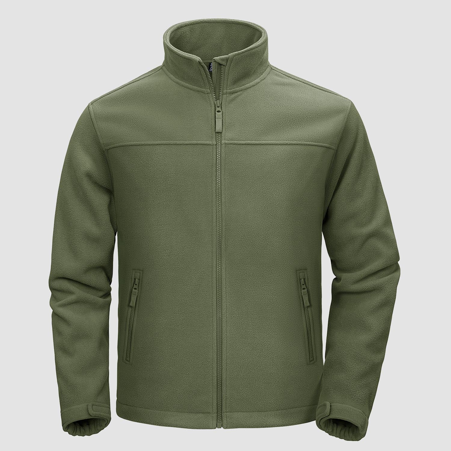 Men's Fleece Jacket Full Zip Lightweight Casual Jacket