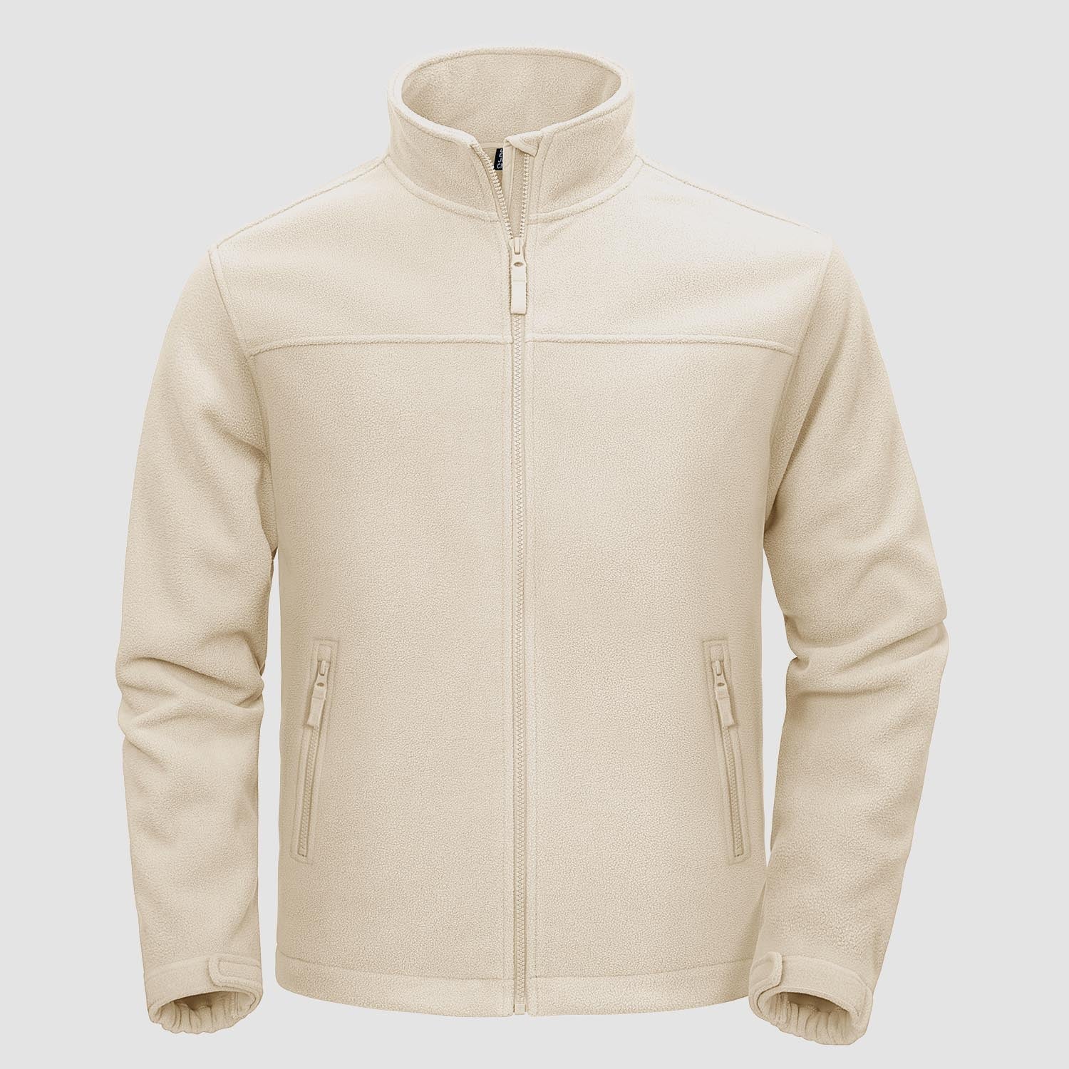 Men's Fleece Jacket Full Zip Lightweight Casual Jacket