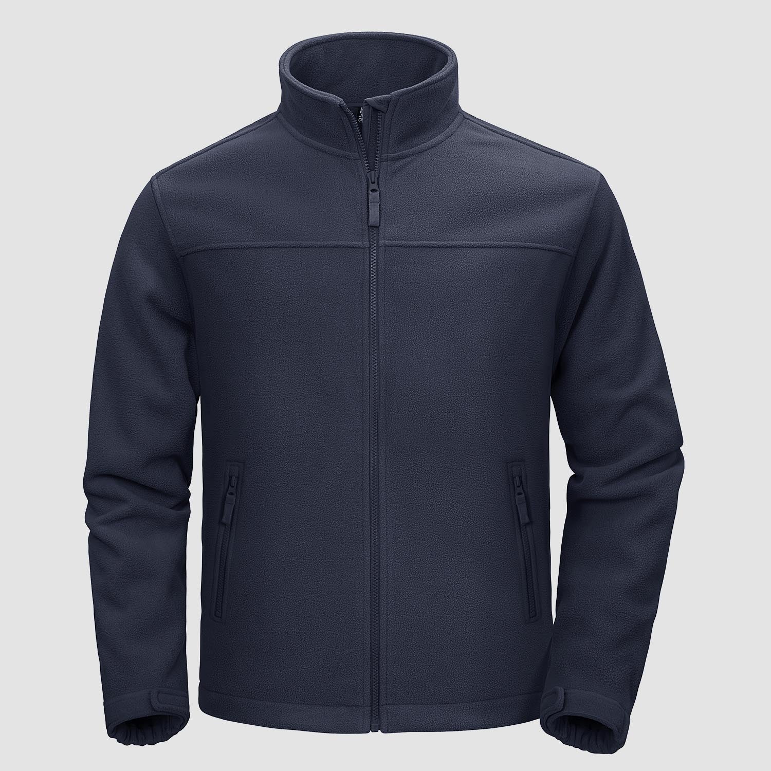 Men's Fleece Jacket Full Zip Lightweight Casual Jacket