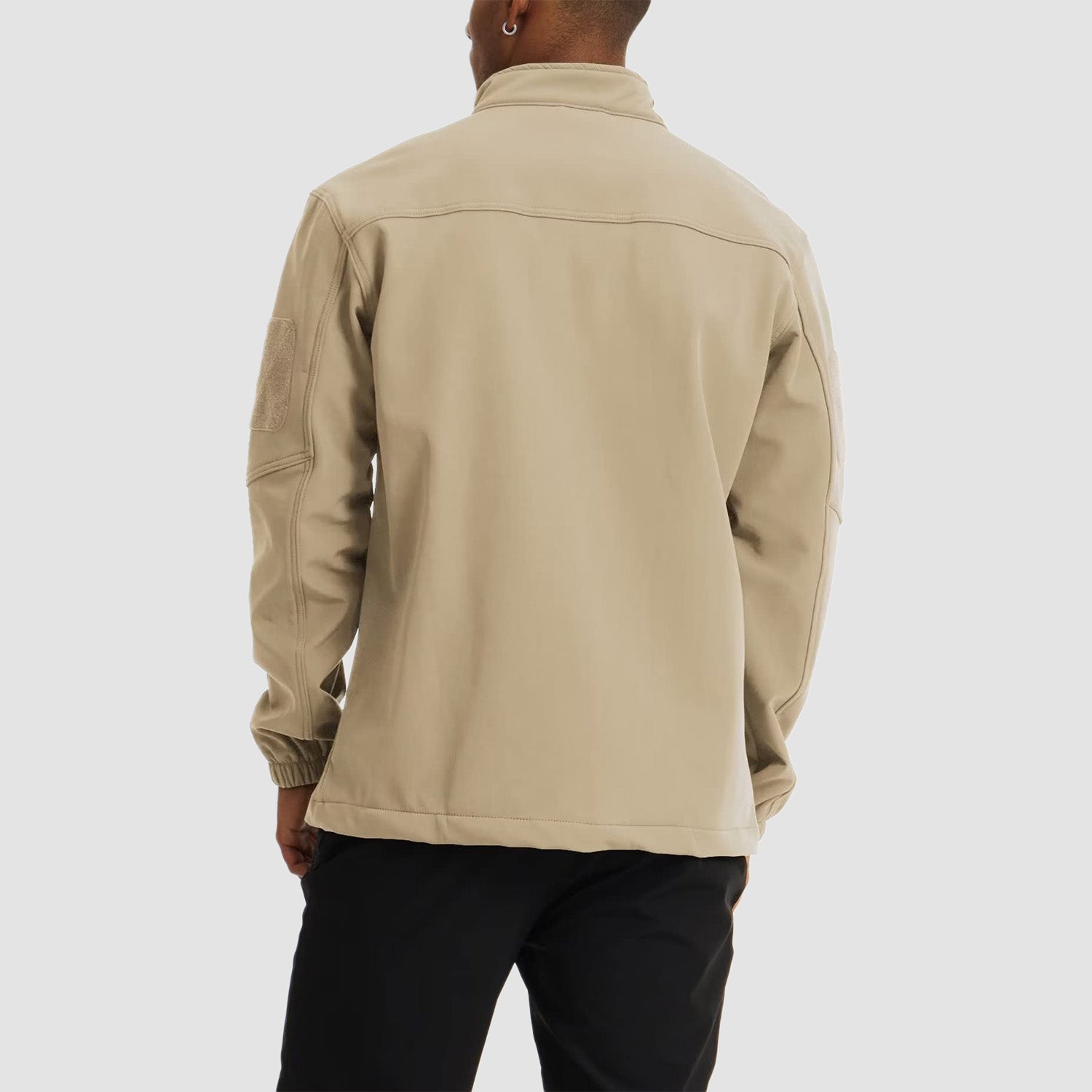 Men's Softshell Tactical Jacket with Fleece Lining