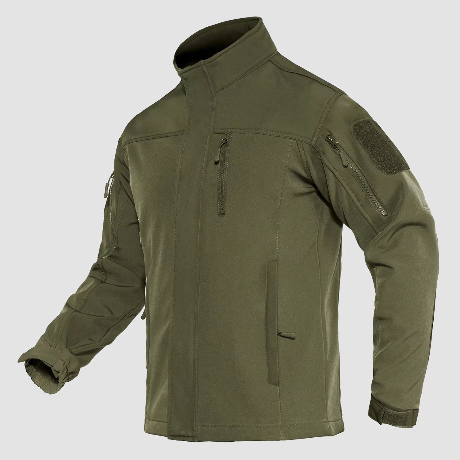 Men's Softshell Tactical Jacket with Fleece Lining