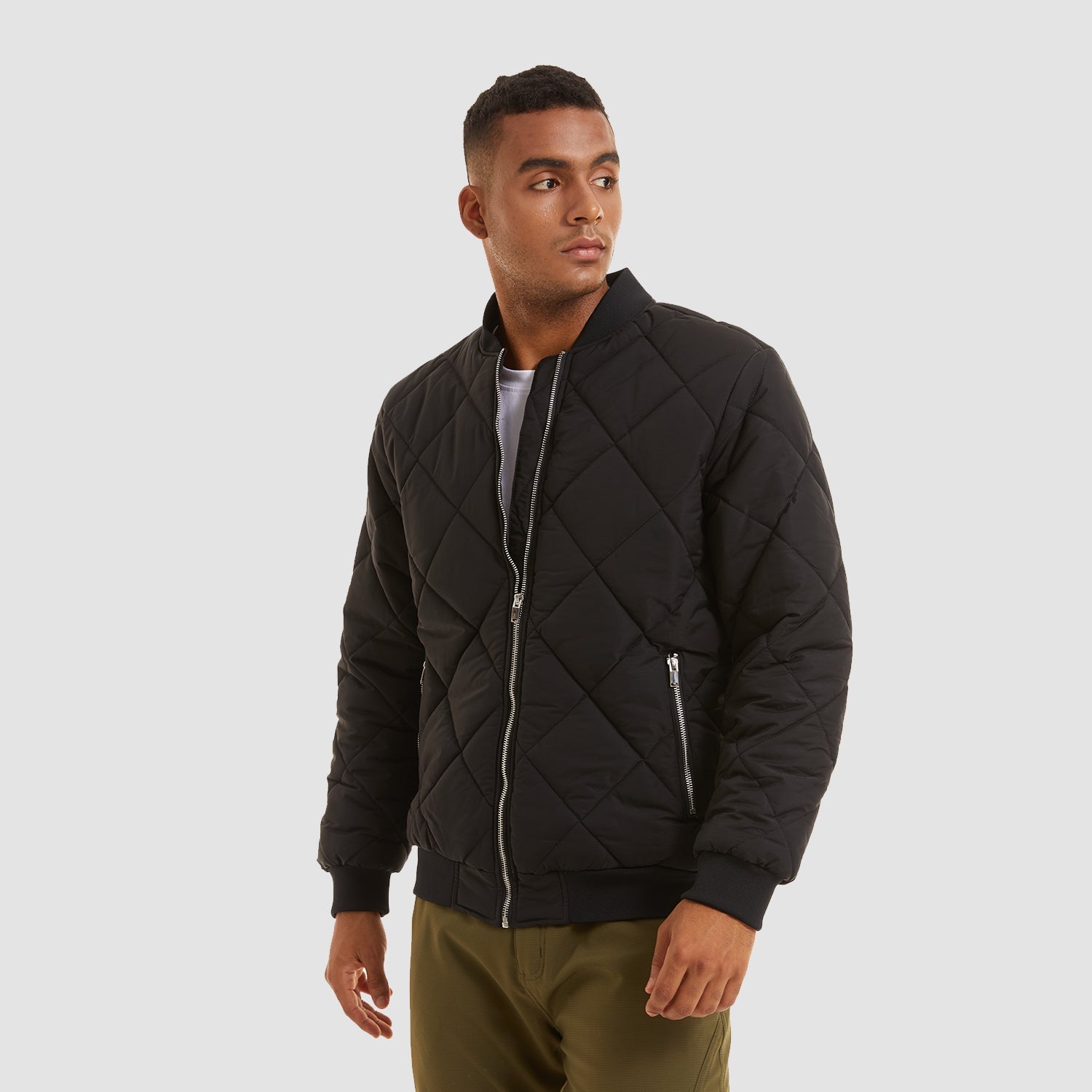 Men's Winter Bomber Jacket - Thickened Windbreaker Coat
