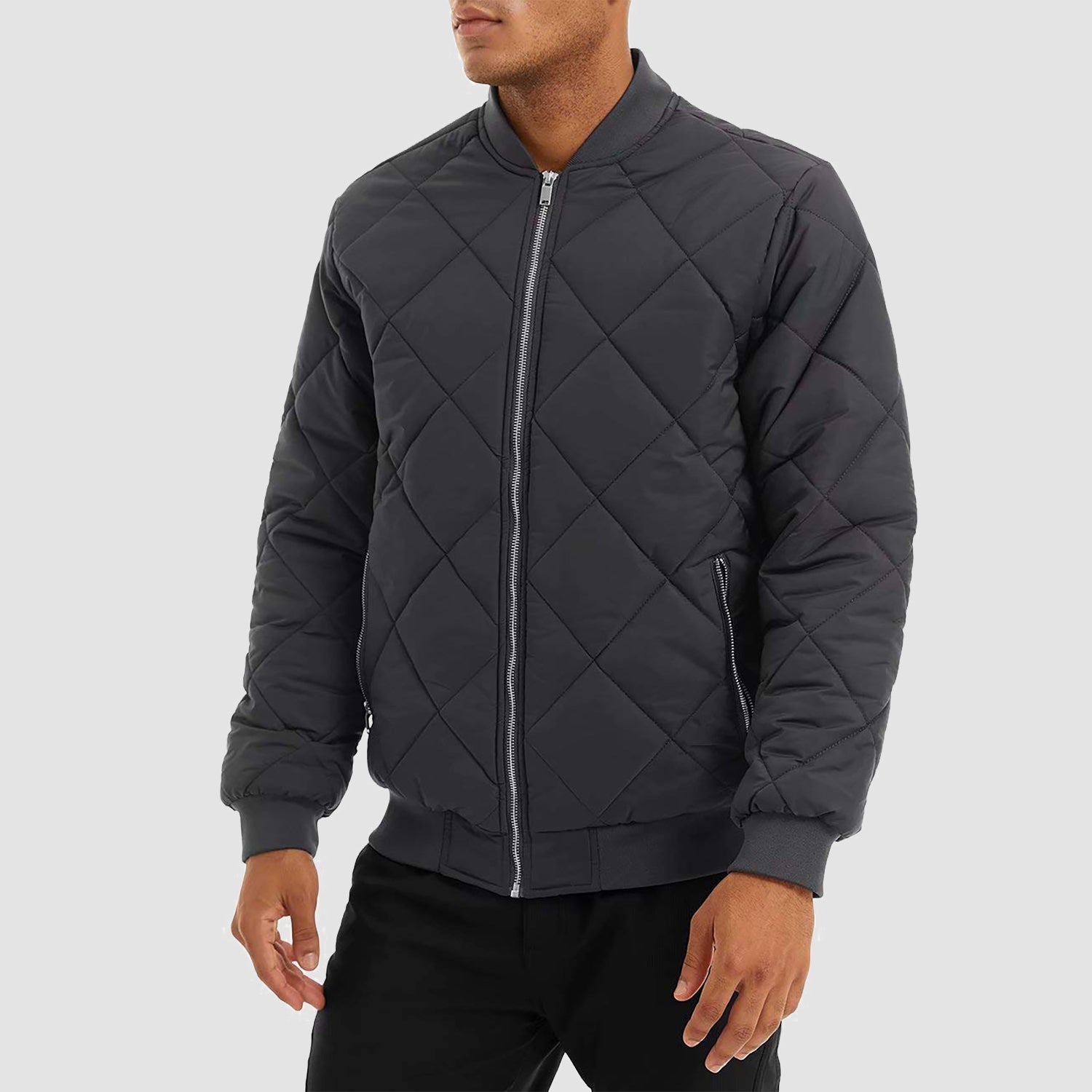 Men's Winter Bomber Jacket - Thickened Windbreaker Coat