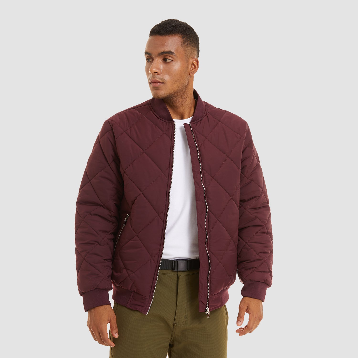 Men's Winter Bomber Jacket - Thickened Windbreaker Coat