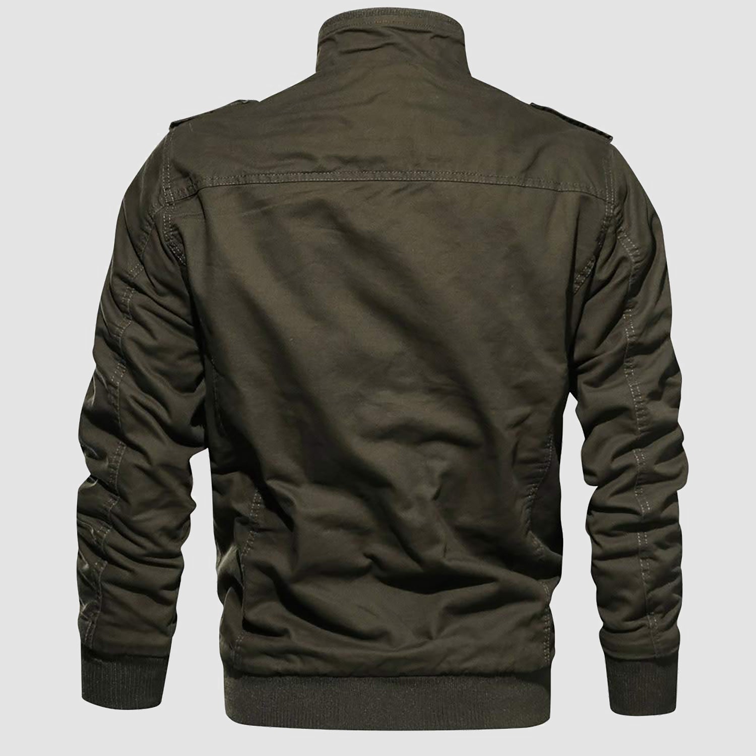 Men's Winter Military Cargo Jacket - Fleece Tactical Coat