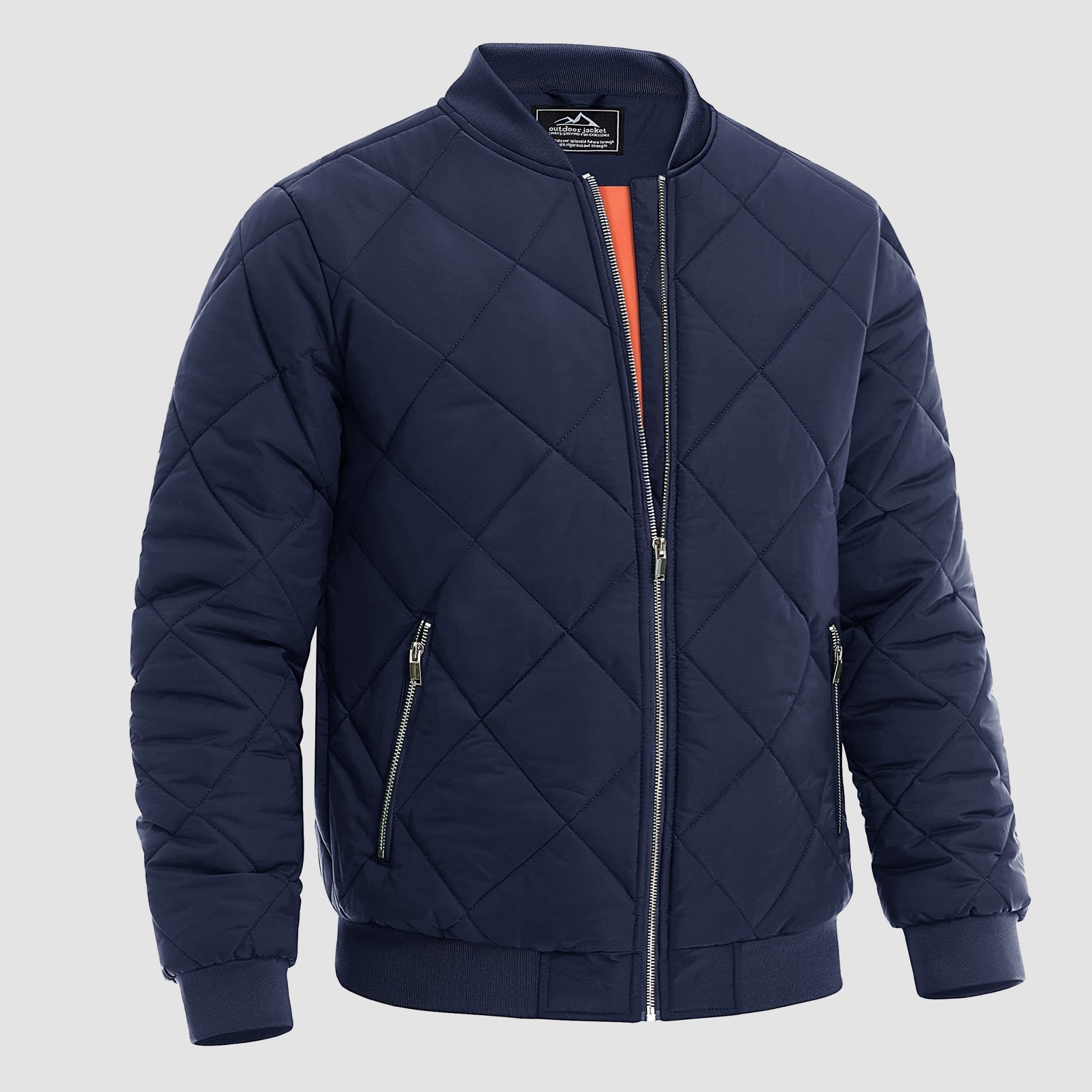 Men's Winter Bomber Jacket - Thickened Windbreaker Coat