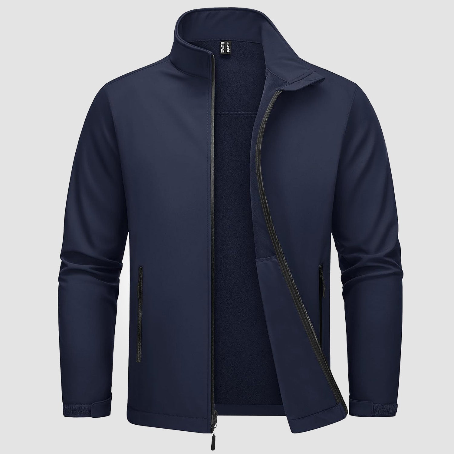 Men's Fleece-Lined Softshell Waterproof & Windproof Jacket