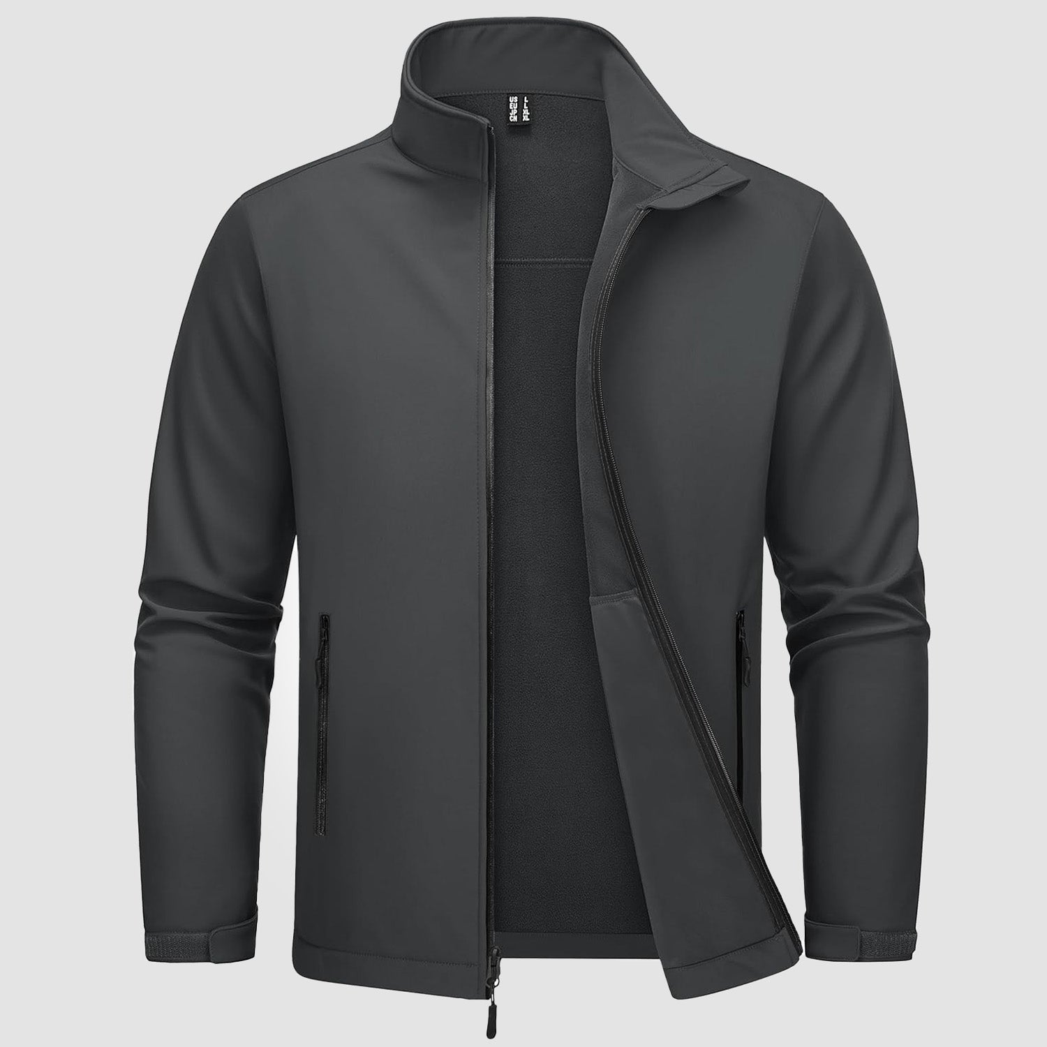 Men's Fleece-Lined Softshell Waterproof & Windproof Jacket
