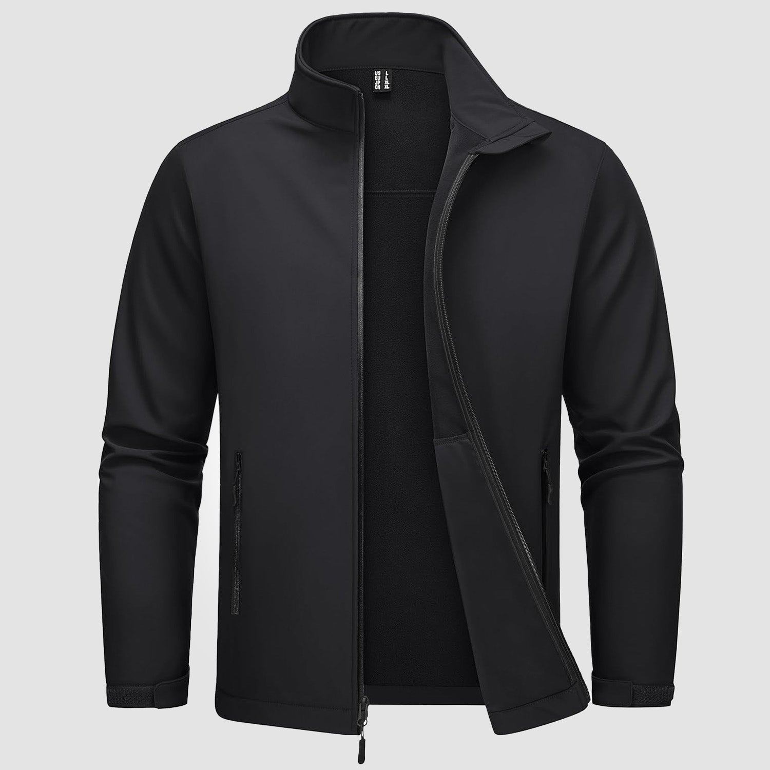 Men's Fleece-Lined Softshell Waterproof & Windproof Jacket