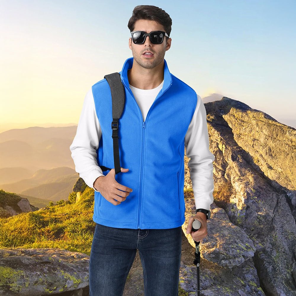 Men's Fleece Vest Lightweight Warm Winter Outerwear