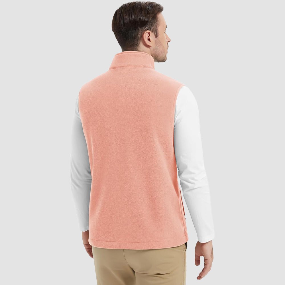 Men's Fleece Vest Lightweight Warm Winter Outerwear