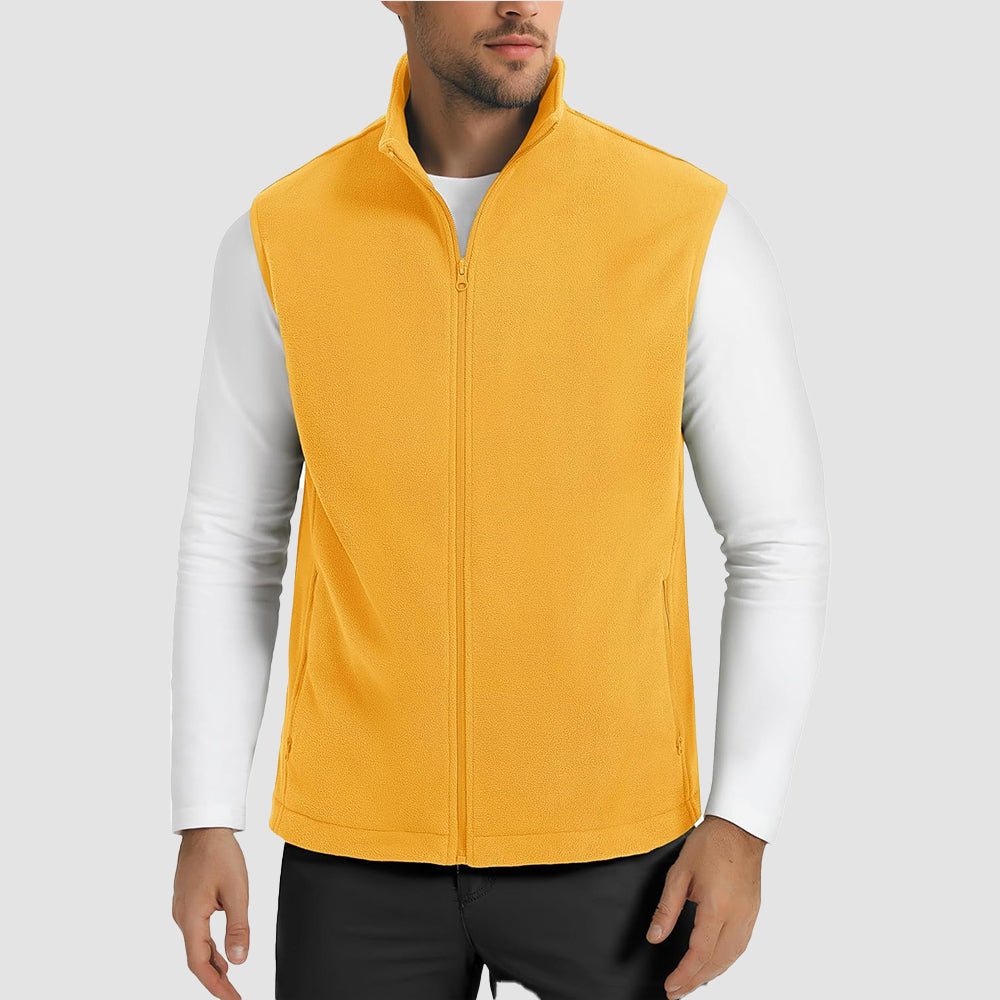 Men's Fleece Vest Lightweight Warm Winter Outerwear