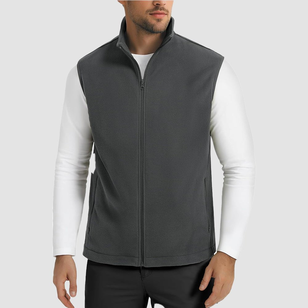 Men's Fleece Vest Lightweight Warm Winter Outerwear