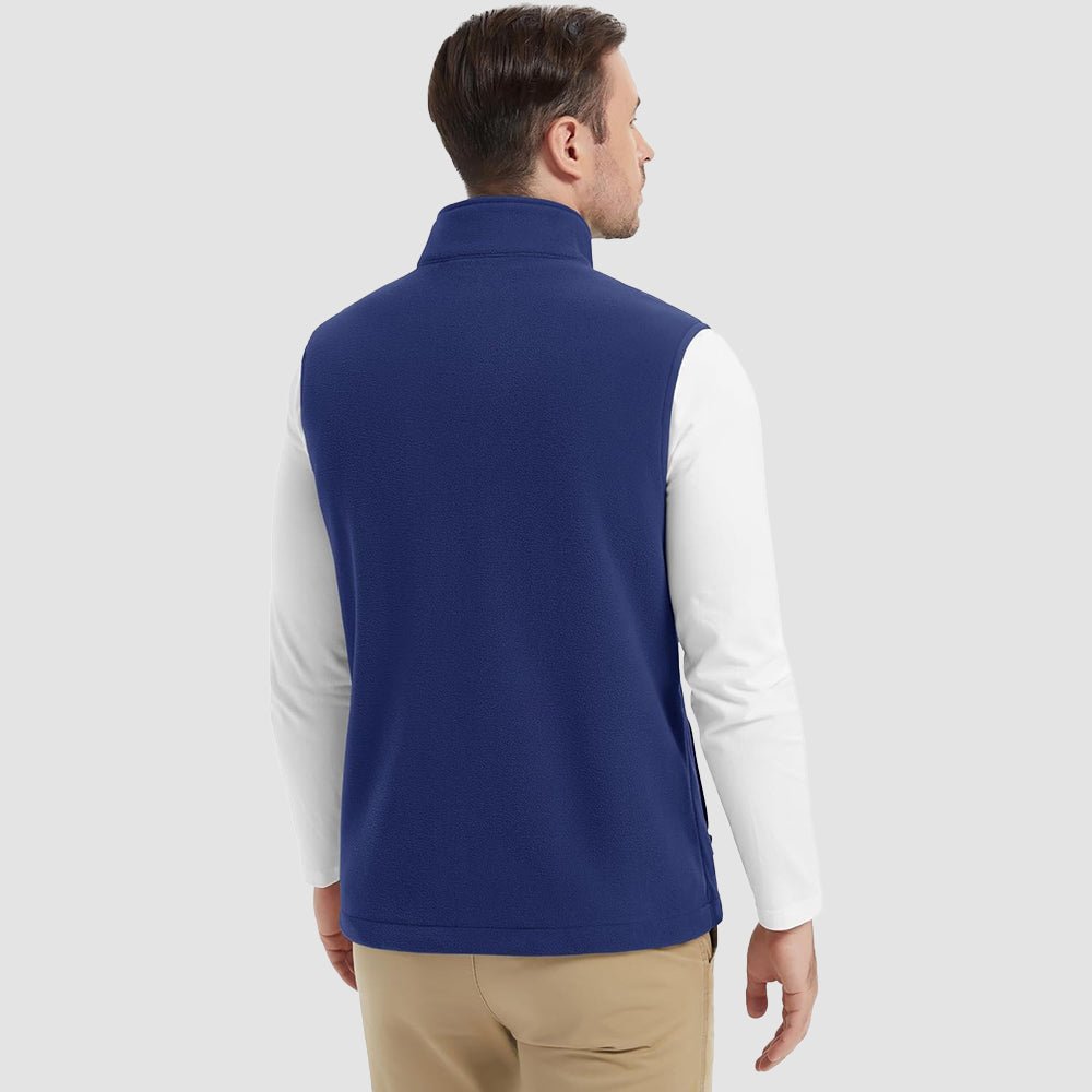 Men's Fleece Vest Lightweight Warm Winter Outerwear