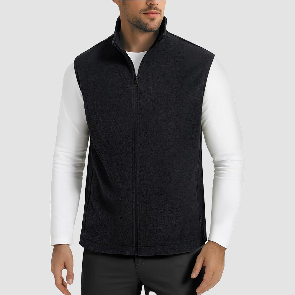 Men's Fleece Vest Lightweight Warm Winter Outerwear