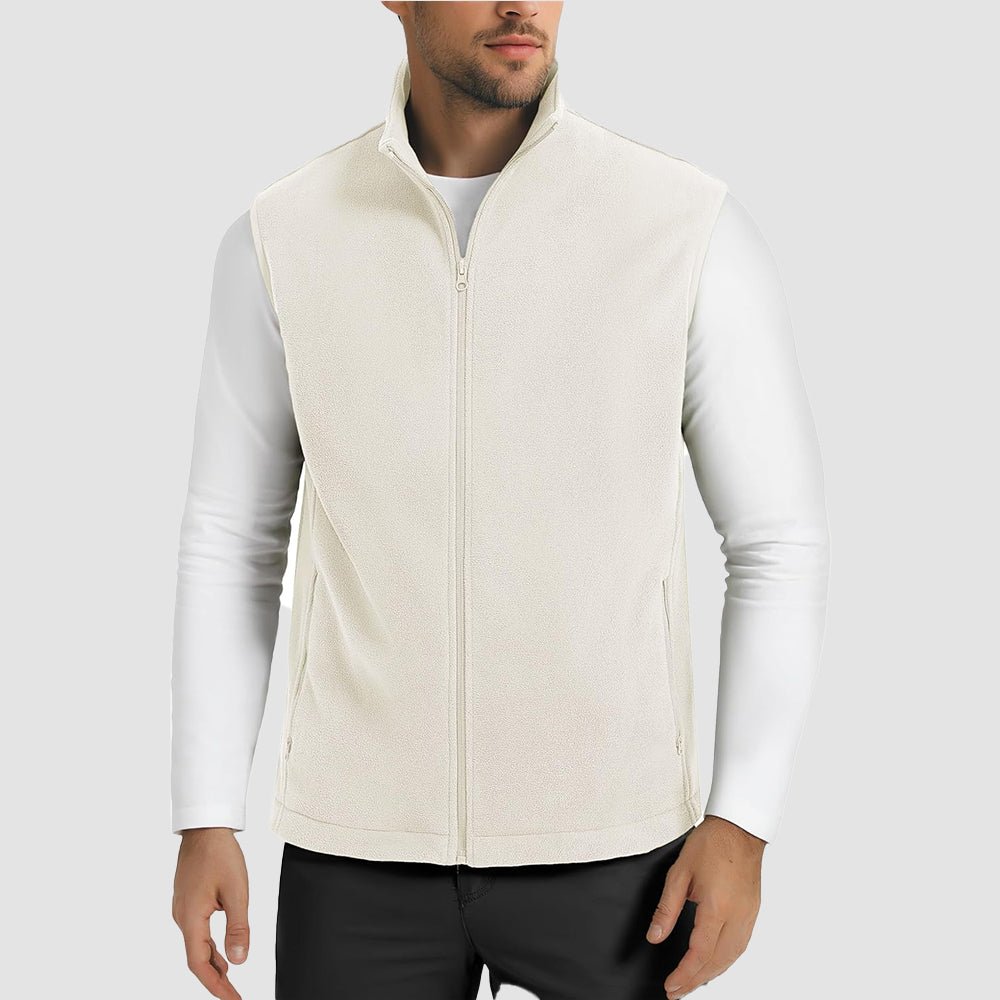 Men's Fleece Vest Lightweight Warm Winter Outerwear