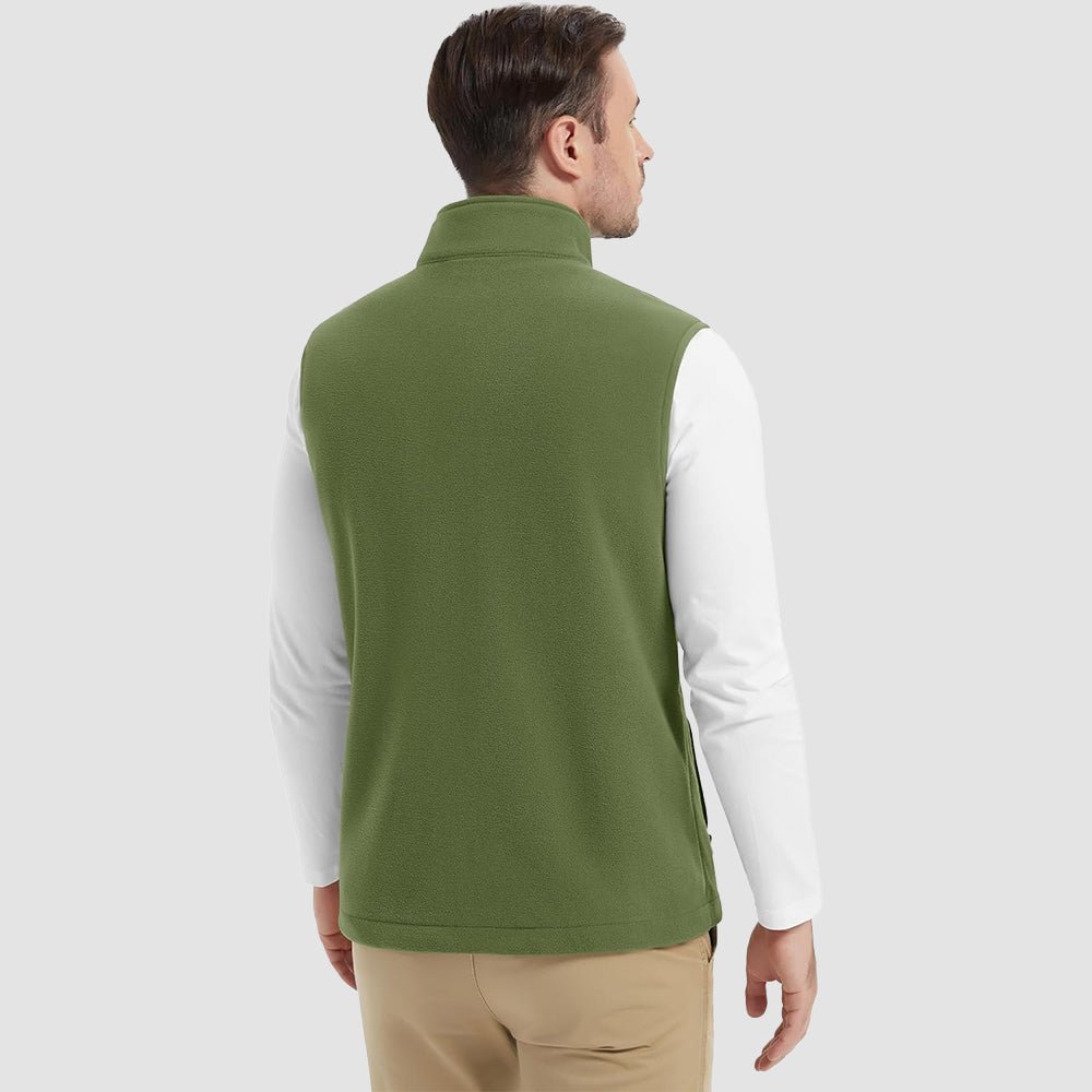 Men's Fleece Vest Lightweight Warm Winter Outerwear