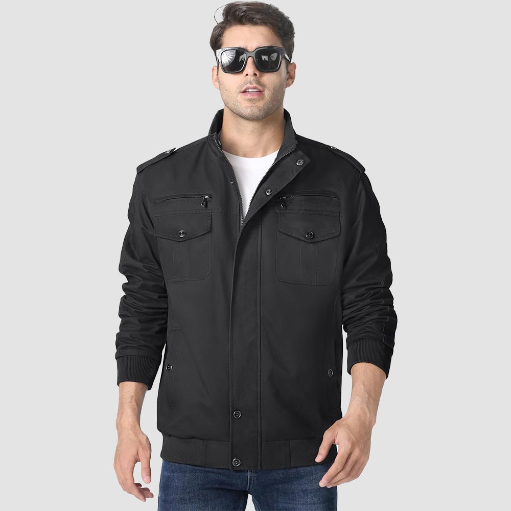 Men's Lightweight Tactical Cargo Jackets Combat Jacket