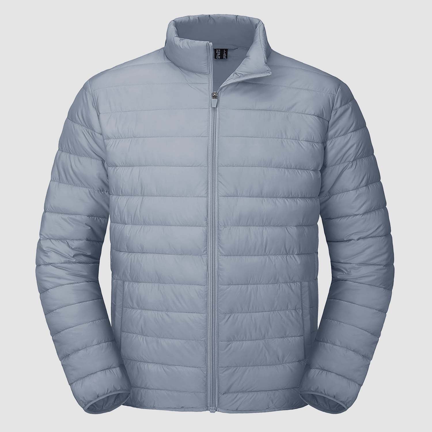 Men's Lightweight Puffer Jacket – Water-Repellent Winter Coat