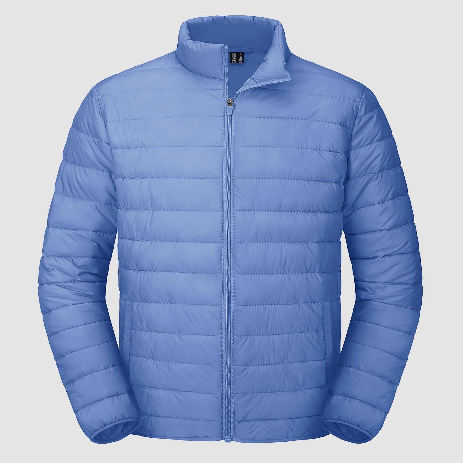 Men's Lightweight Puffer Jacket – Water-Repellent Winter Coat