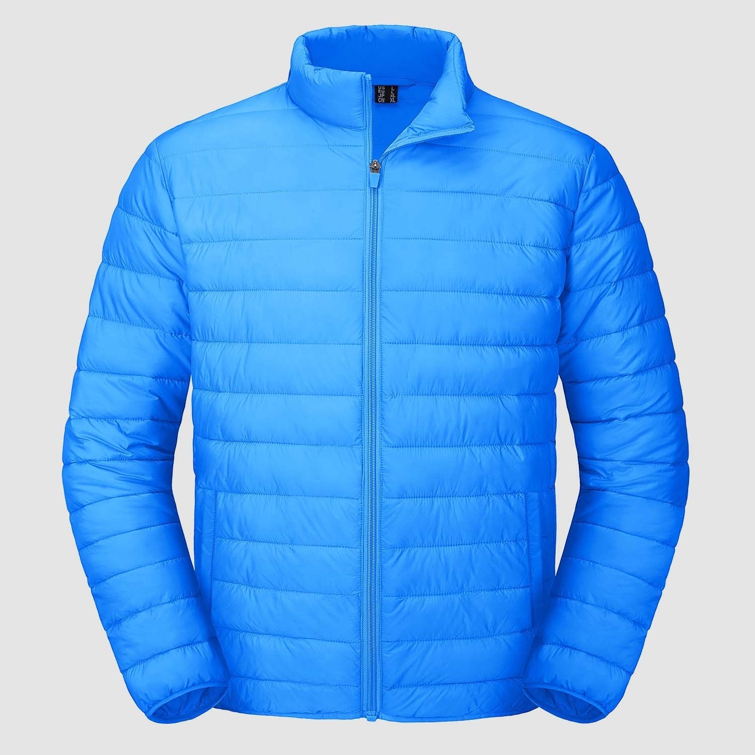 Men's Lightweight Puffer Jacket – Water-Repellent Winter Coat