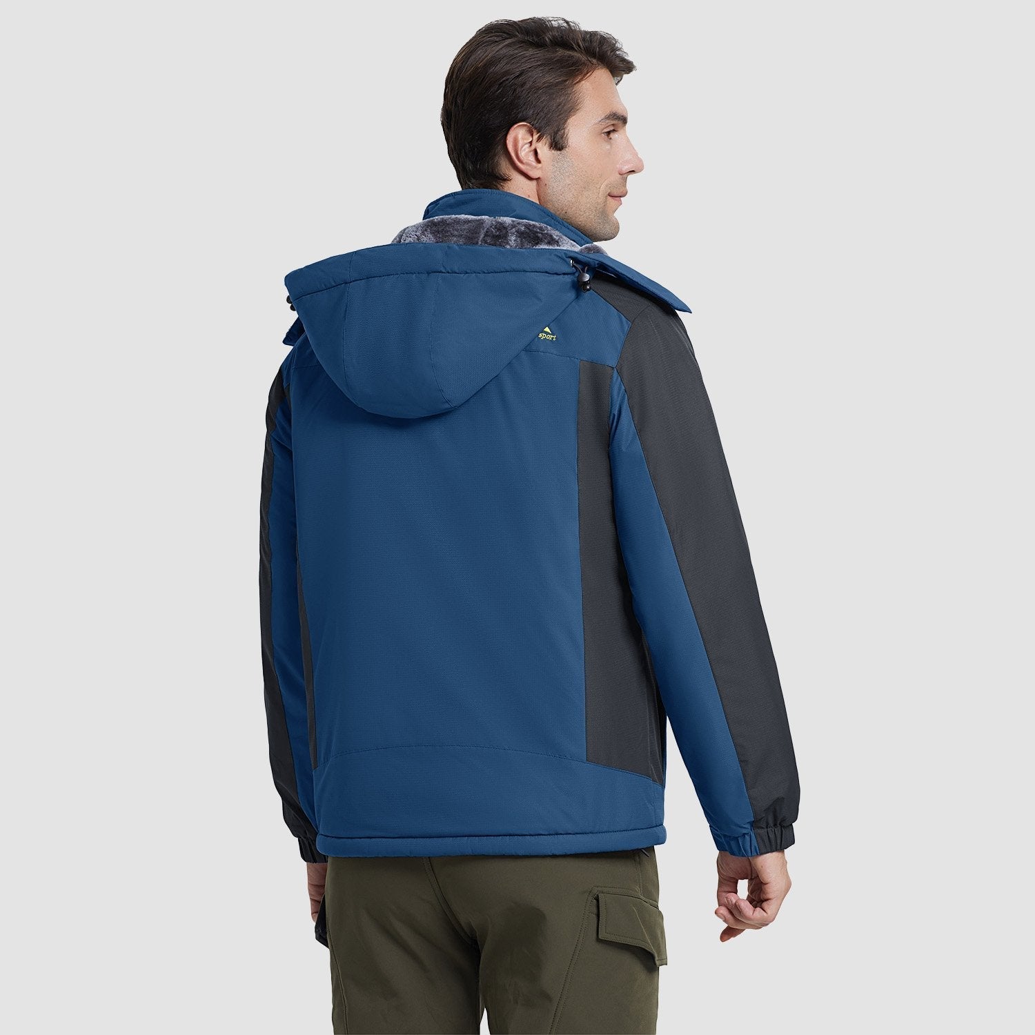Men's Water-Resistant Ski Jacket - Warm Fleece Winter