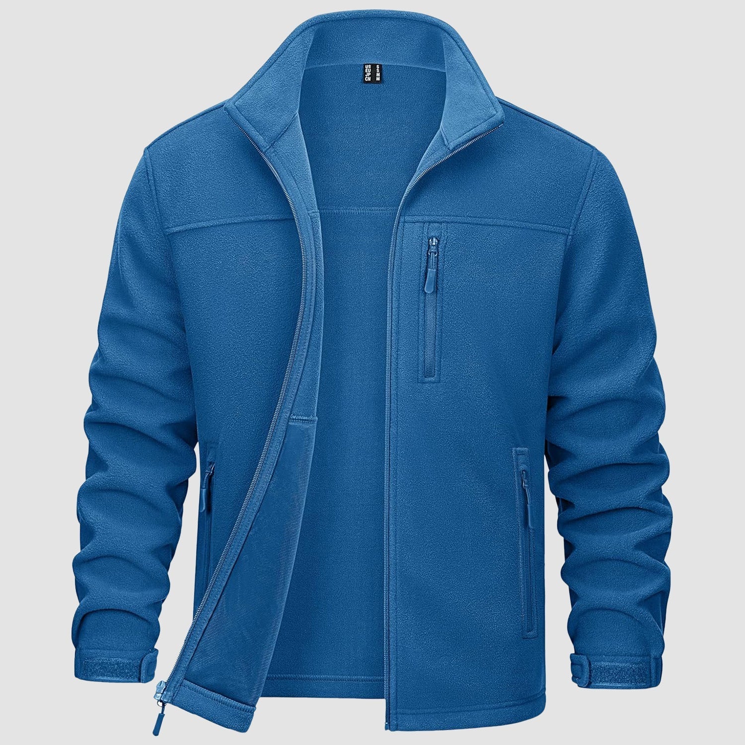 Men's Winter Fleece Jacket with 3 Pockets for Hiking & Outdoor