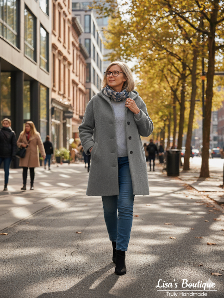 Sophia™ | Timeless wool overcoat