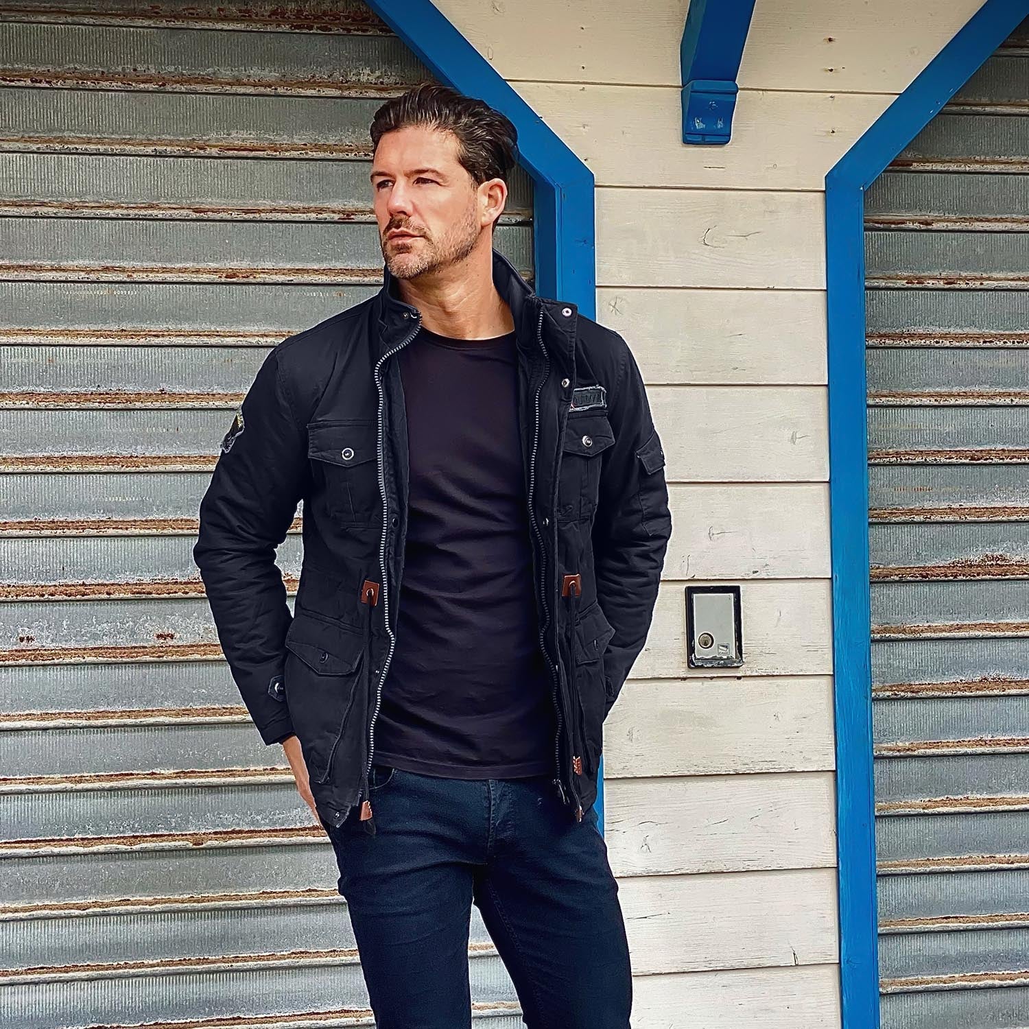 Men's Fleece Lined Parka Winter Military Jacket