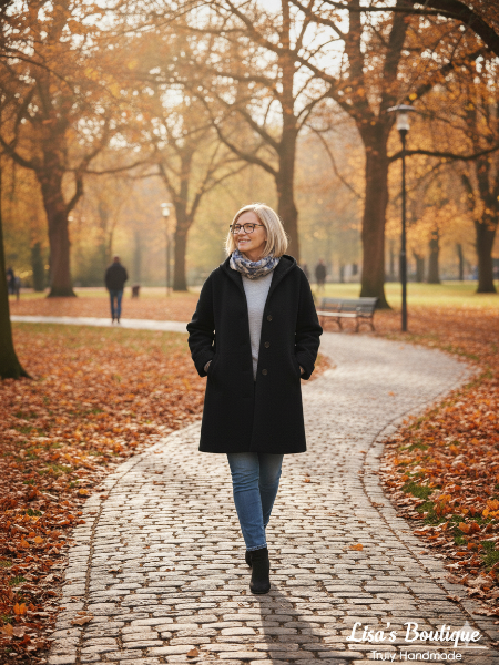 Sophia™ | Timeless wool overcoat