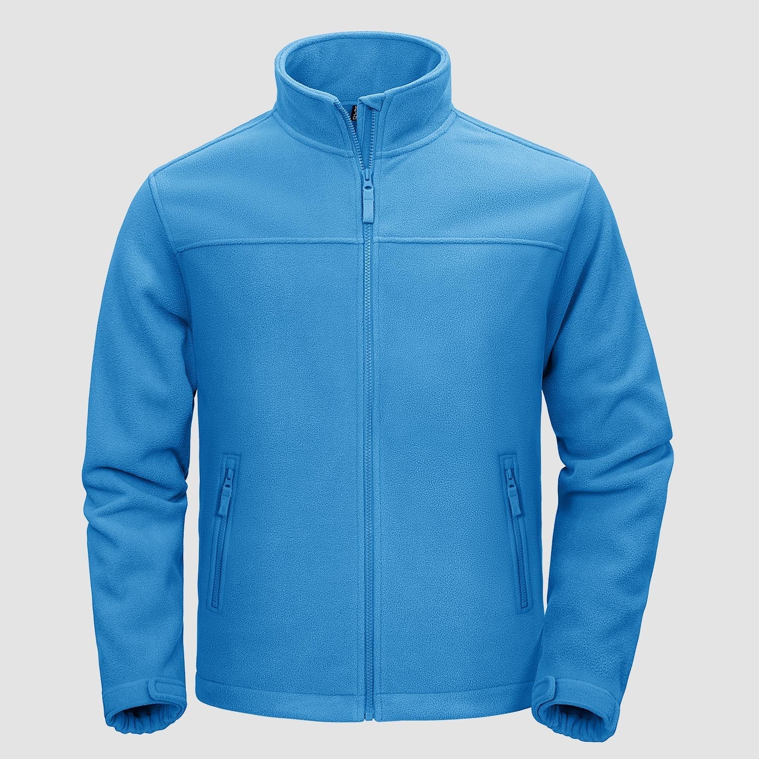 Men's Fleece Jacket Full Zip Lightweight Casual Jacket