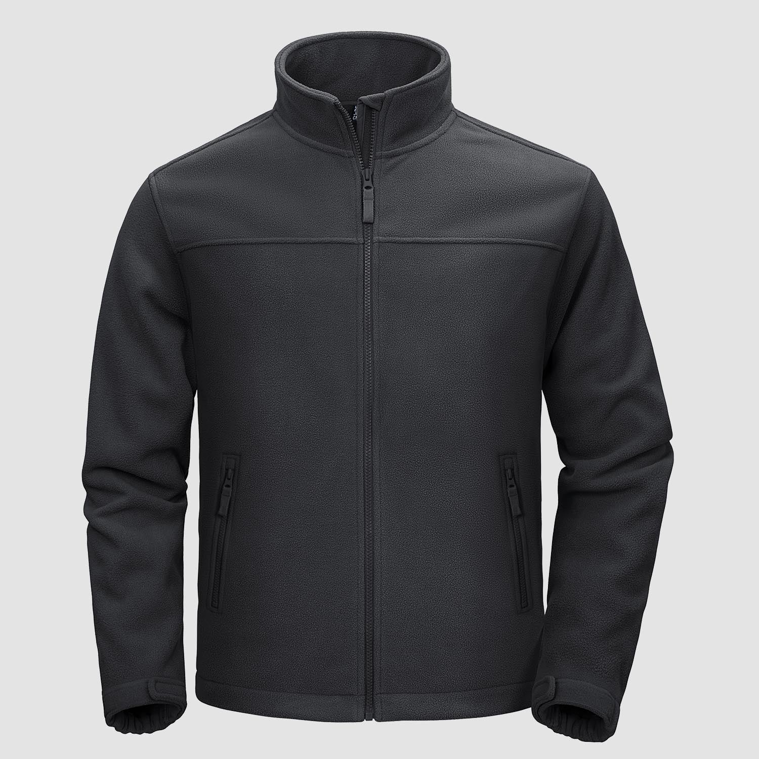 Men's Fleece Jacket Full Zip Lightweight Casual Jacket