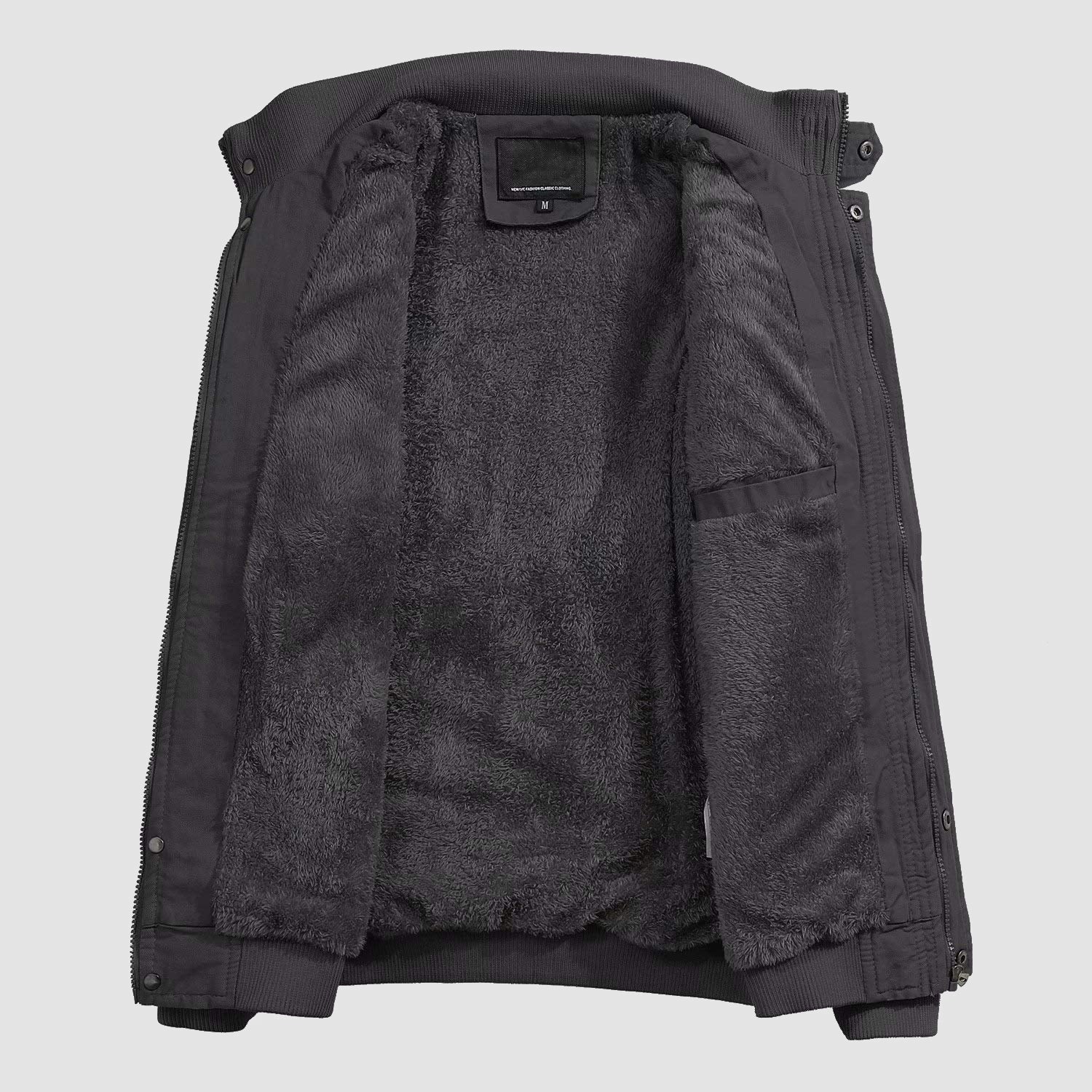 Men's Cotton Military Bomber  Lightweight Zip-Up Jacket