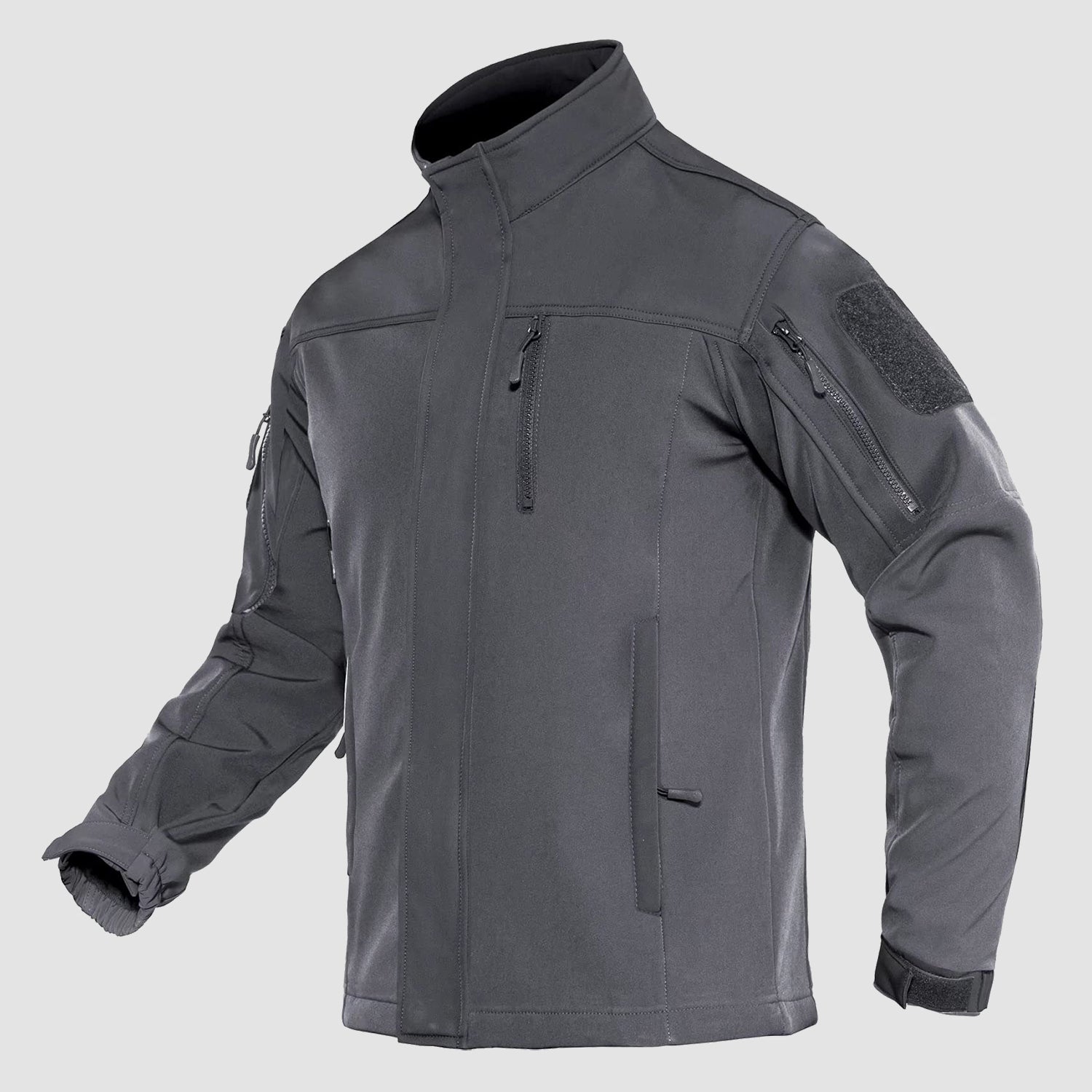 Men's Softshell Tactical Jacket with Fleece Lining