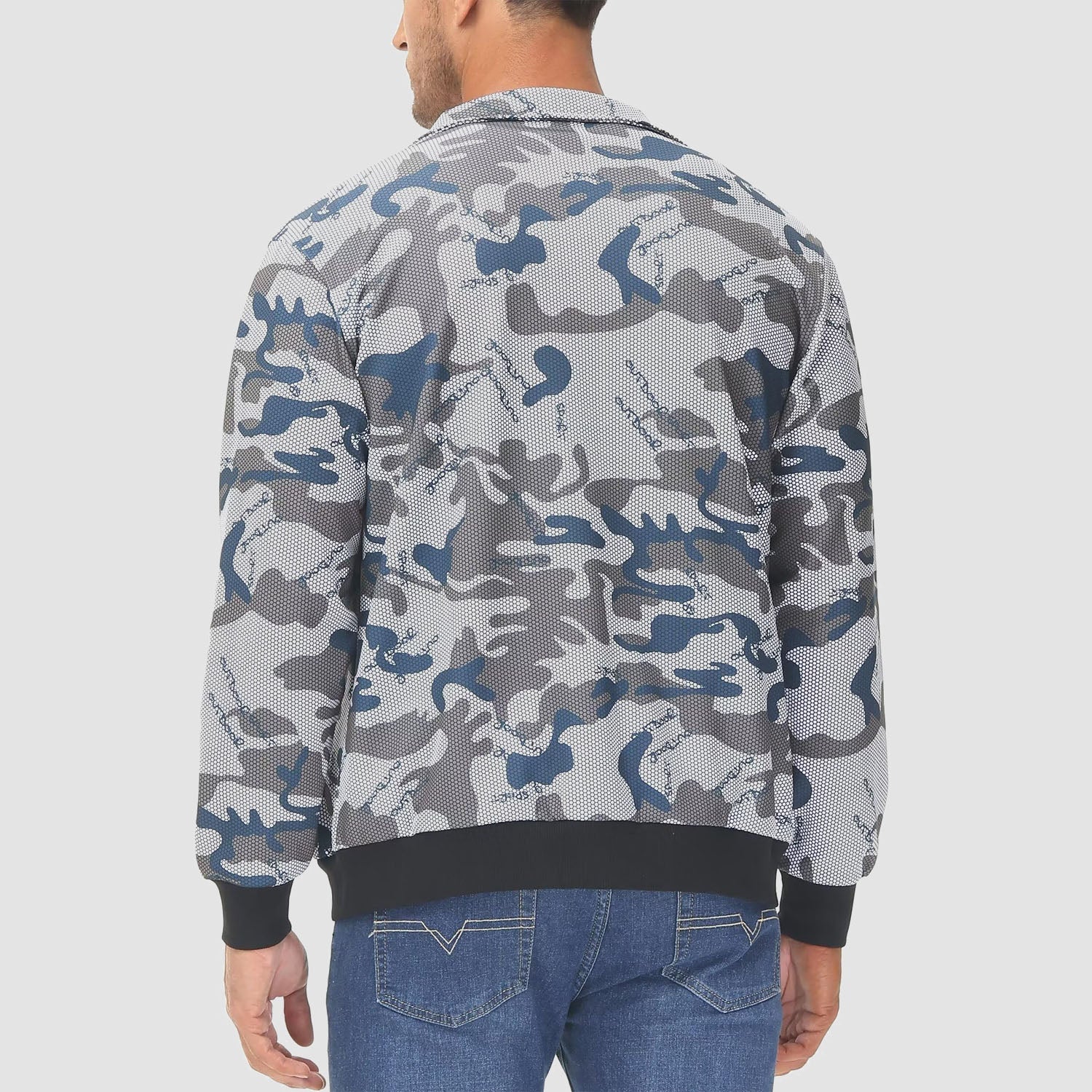 Men's Lightweight Full-Zip Track Jacket with Pockets