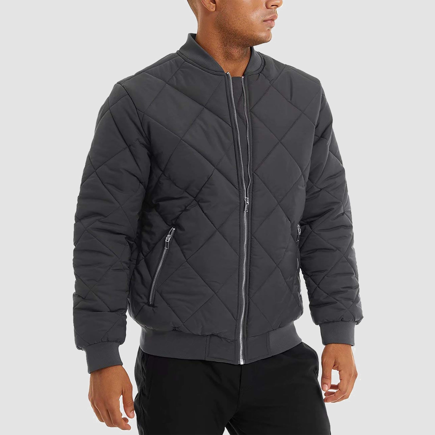 Men's Winter Bomber Jacket - Thickened Windbreaker Coat