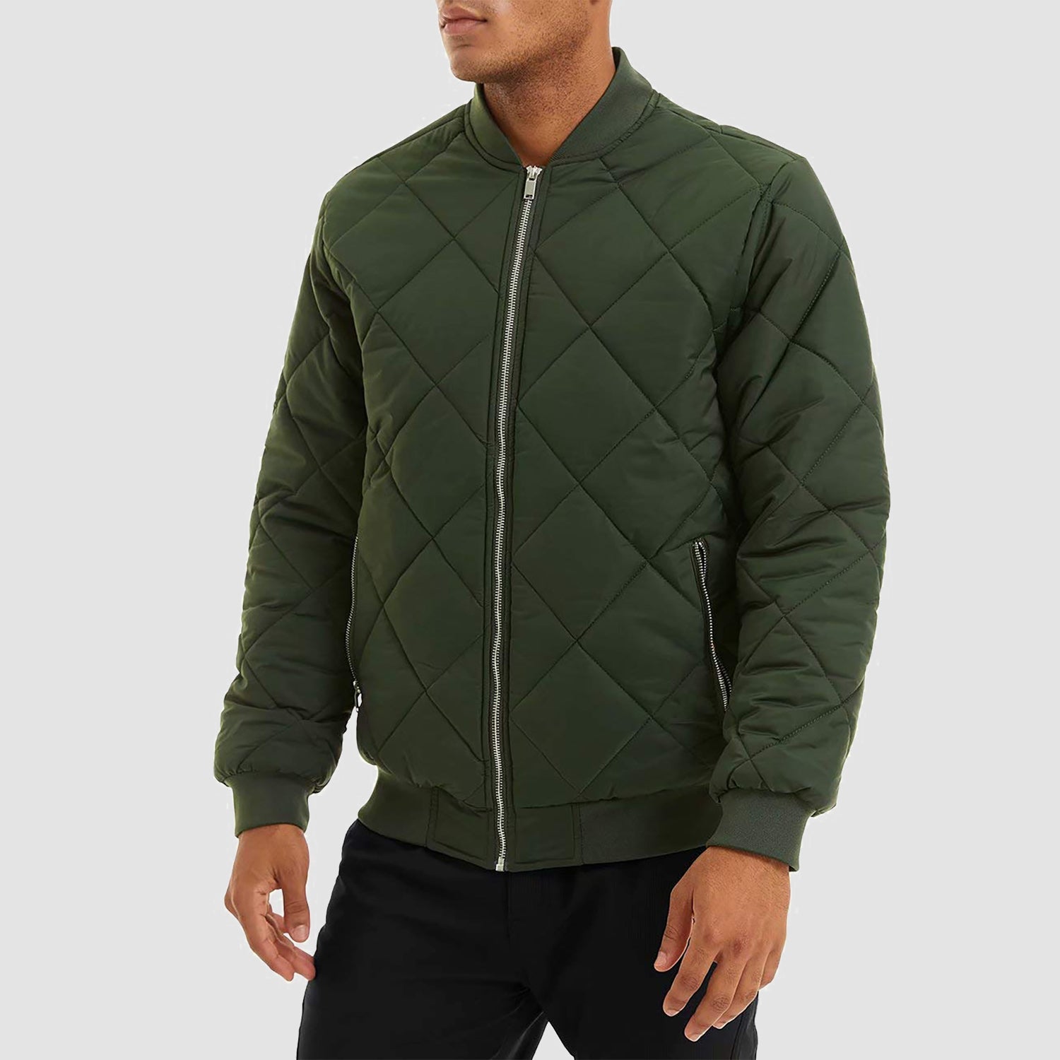 Men's Winter Bomber Jacket - Thickened Windbreaker Coat