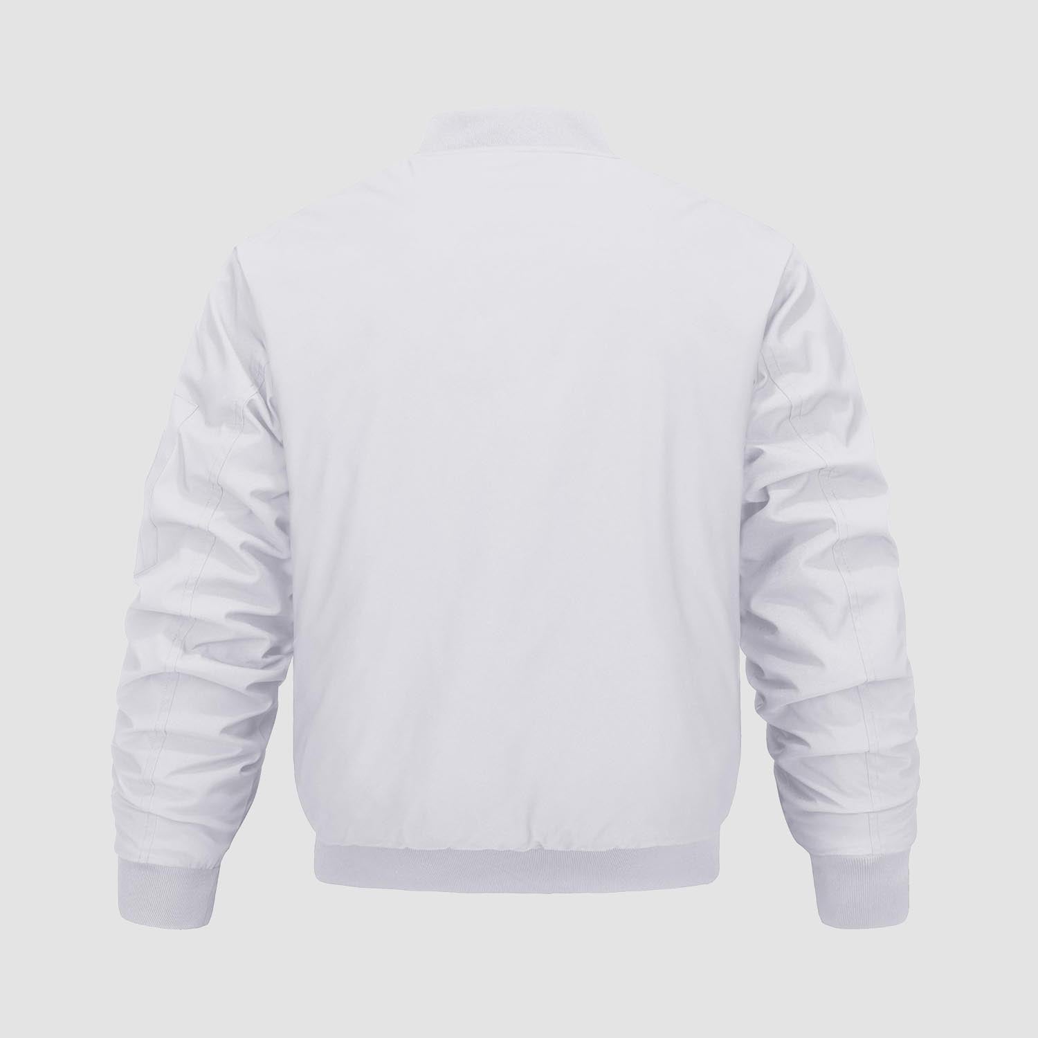 Men's Bomber Jacket, Quilted & Windproof with Pockets