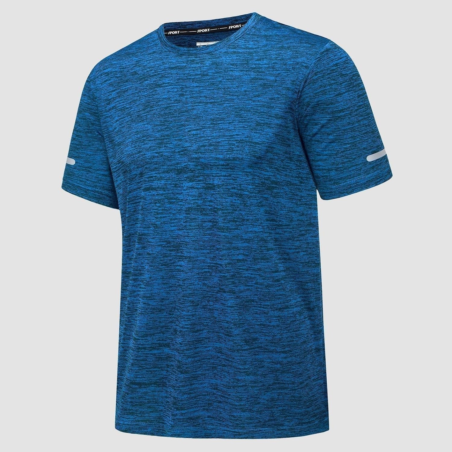 Men's Tag-Free Quick-Dry Athletic Running T-Shirt