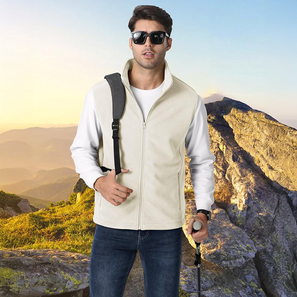 Men's Fleece Vest Lightweight Warm Winter Outerwear