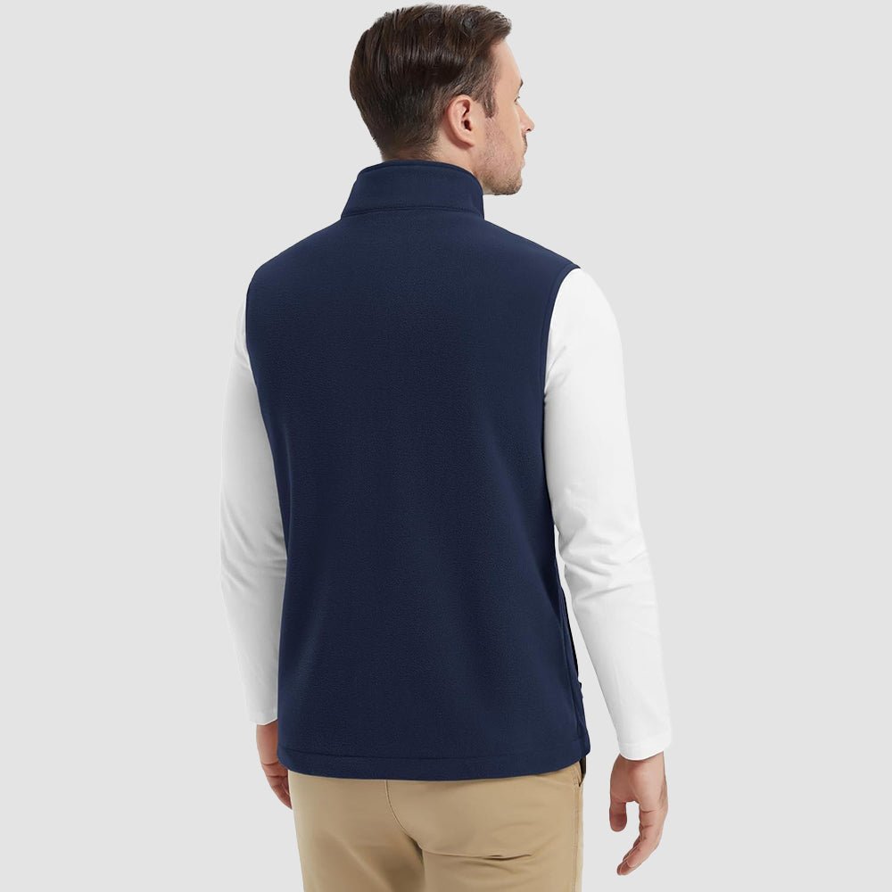 Men's Fleece Vest Lightweight Warm Winter Outerwear