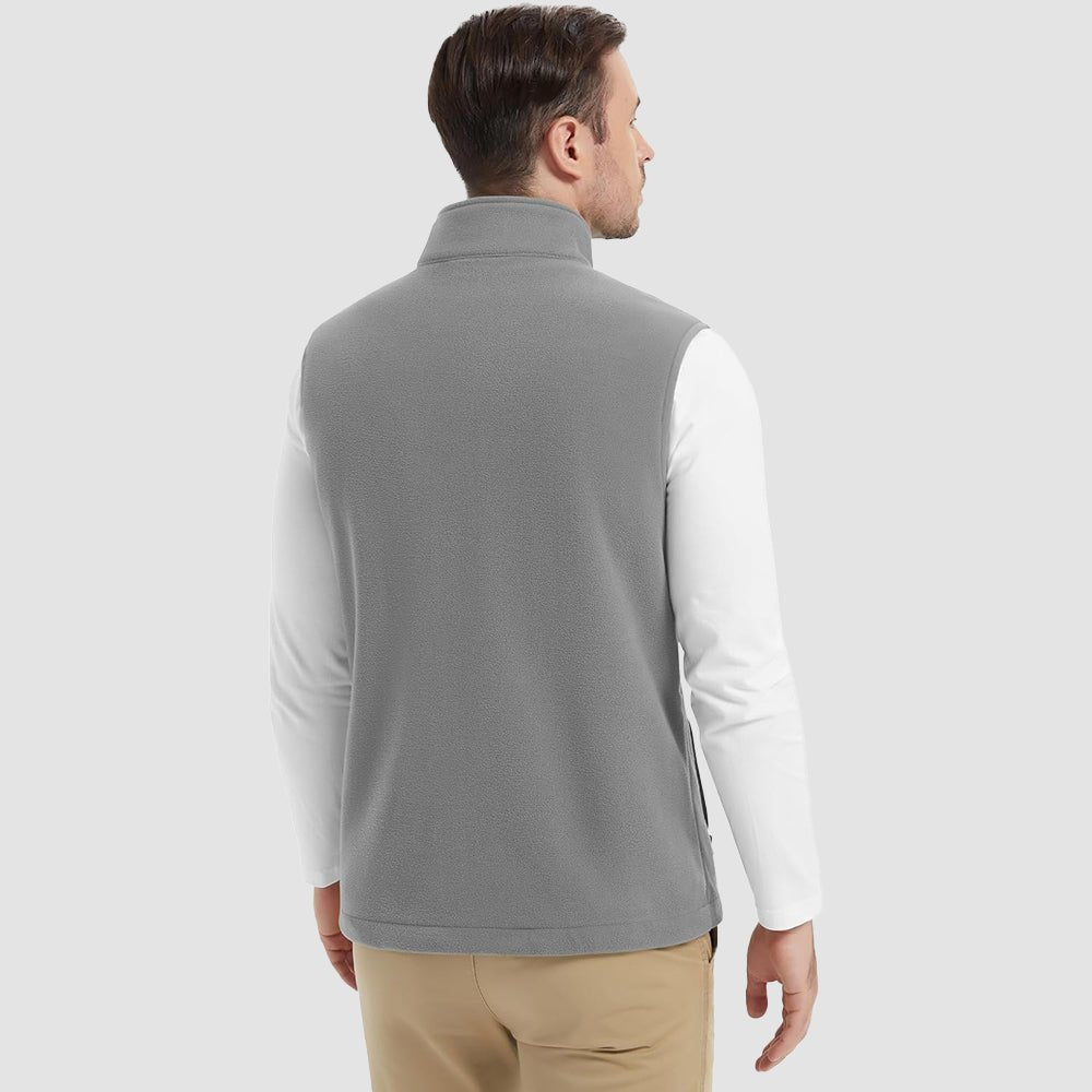 Men's Fleece Vest Lightweight Warm Winter Outerwear