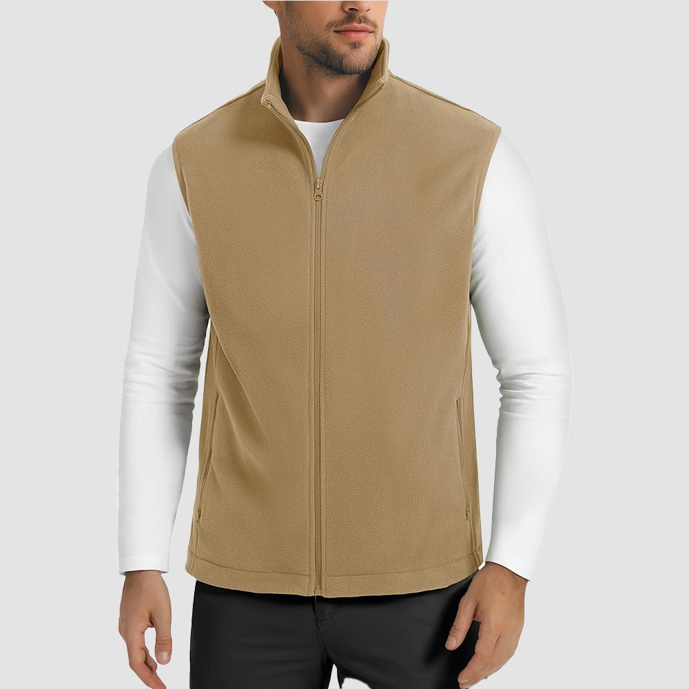 Men's Fleece Vest Lightweight Warm Winter Outerwear