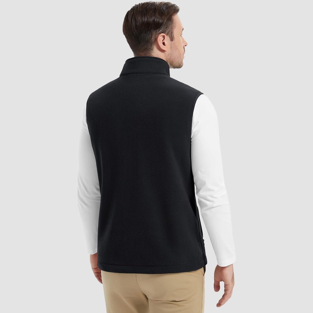 Men's Fleece Vest Lightweight Warm Winter Outerwear