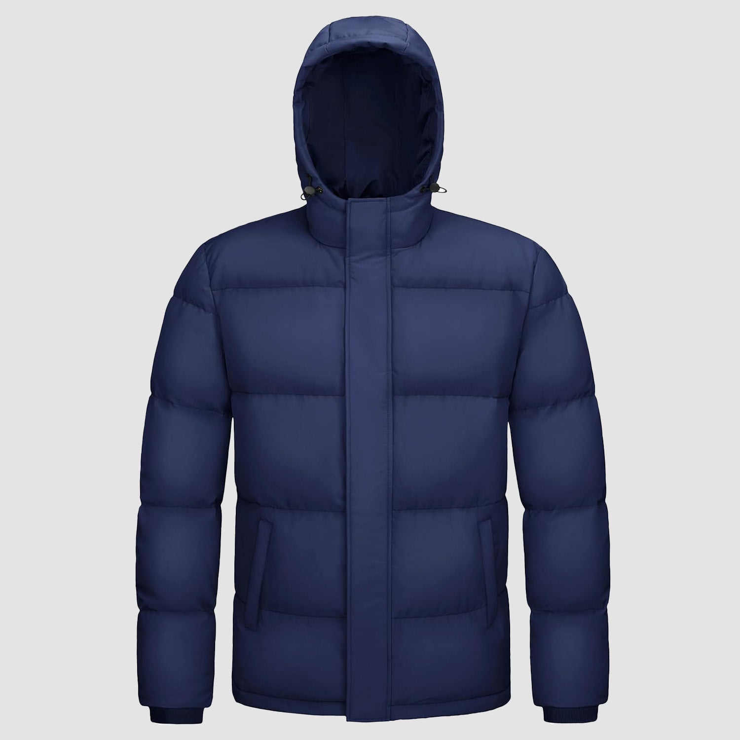 Men's Hooded Down Puffer Jacket, Water-Resistant & Windproof