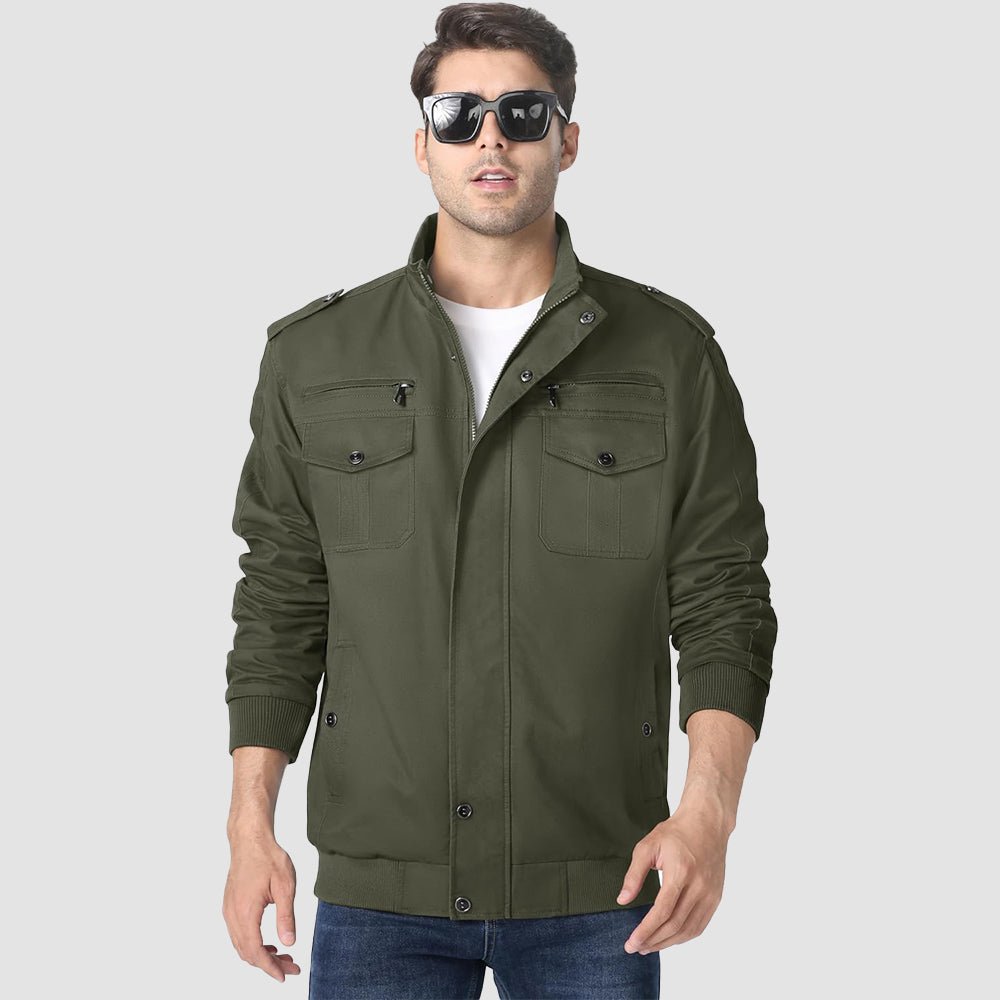 Men's Lightweight Tactical Cargo Jackets Combat Jacket