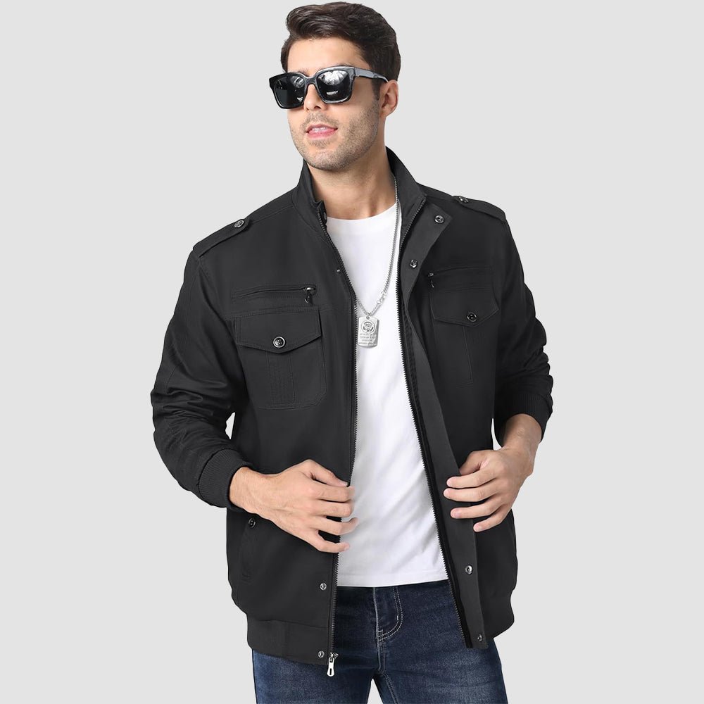 Men's Lightweight Tactical Cargo Jackets Combat Jacket