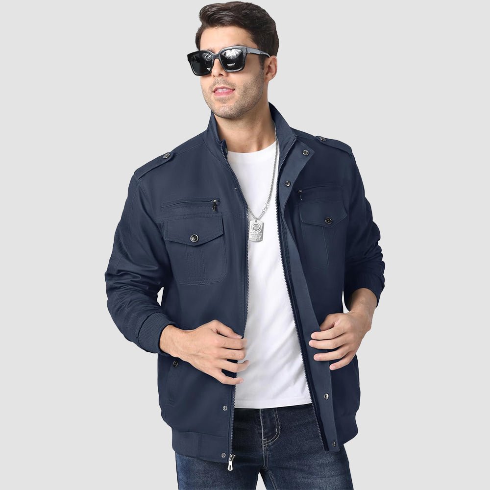 Men's Lightweight Tactical Cargo Jackets Combat Jacket