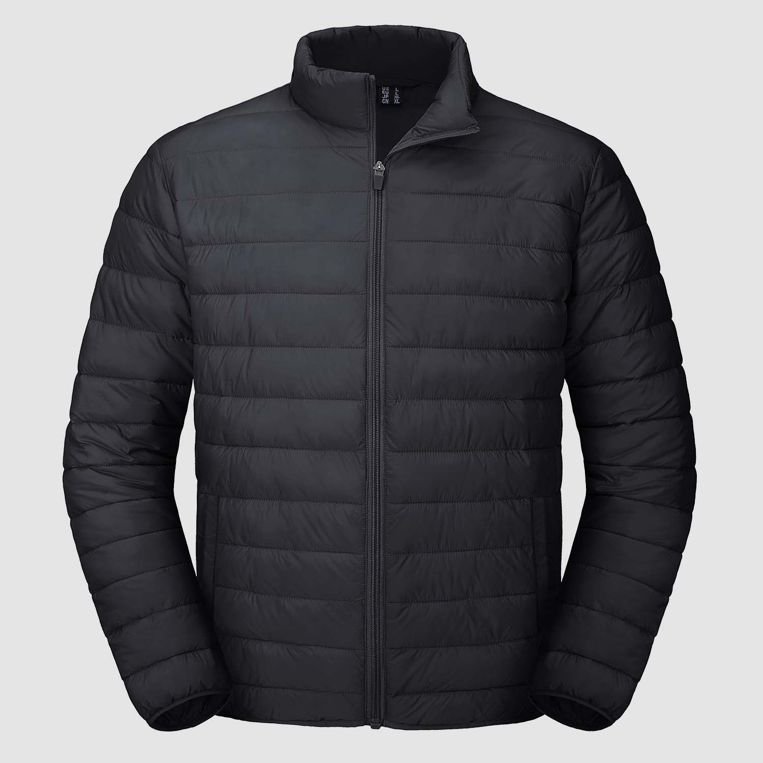 Men's Lightweight Puffer Jacket – Water-Repellent Winter Coat
